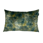 groen blauw velvet sierkussen zippi design