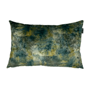 groen blauw velvet sierkussen zippi design